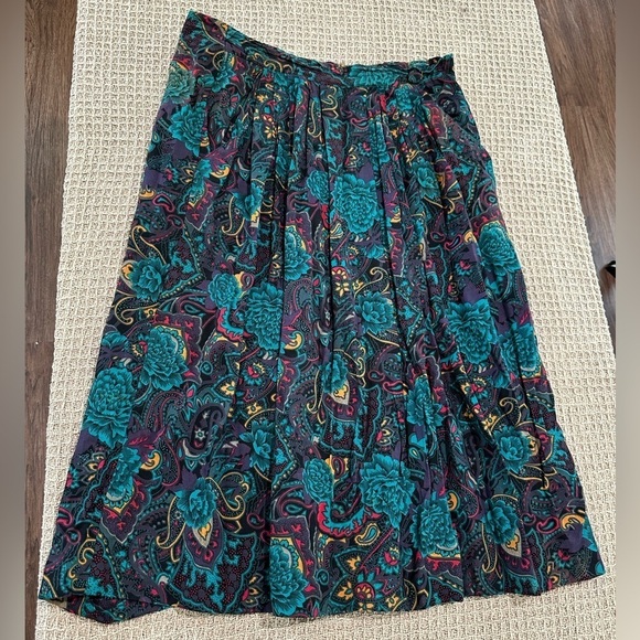 ellen figg Dresses & Skirts - Ellen figg Floral Patterned Skirt - Multicolor vintage